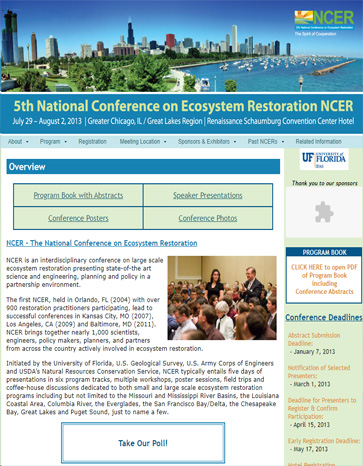 Thumbnail of NCER 2013 Website